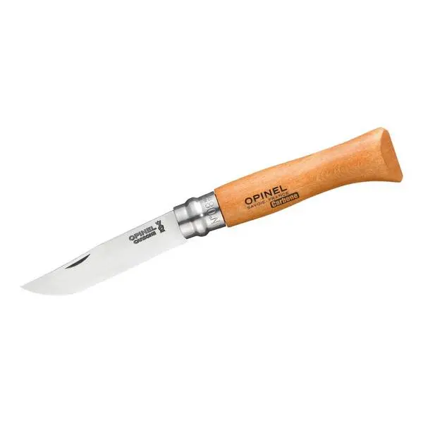 Pocket Knife No. 8 – Carbon Steel Blade & Beech Wood Handle 1