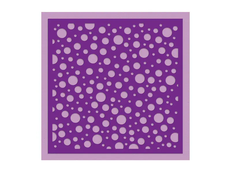 Polka Dot Pattern Create-A-Card Metal Die Set 1