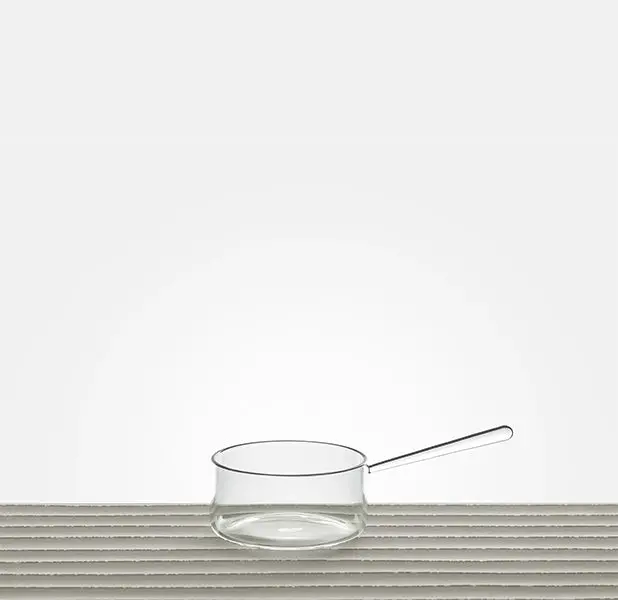Potta Mini Glass Saucepan With Ergonomic Handle 1