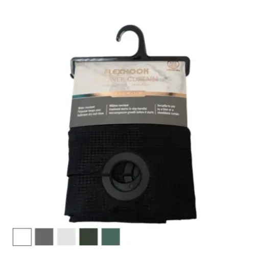 Premium Fabric Shower Curtain (72" X 72") 1