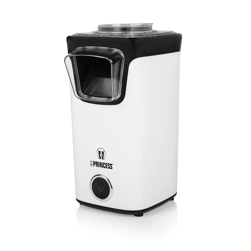 Princess Popcorn Maker – 3-Minute Fresh Popcorn, Built-In Measuring Cup, Bright White Unit 1