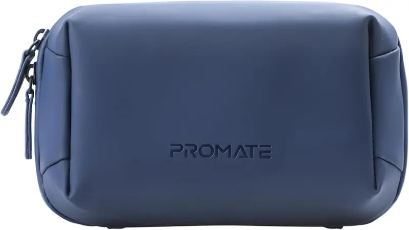 Promate Velvena Waterproof Dry Bag – Lightweight Roll-Top Pouch, Vibrant Blue 1