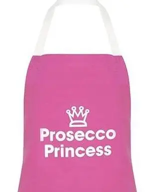 Prosecco Princess Bbq Apron – Elegant Design For Outdoor Entertaining 1