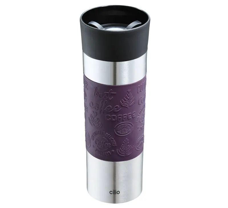 Purple Stainless Steel Viaggio Insulated Tumbler – 500 Ml 1