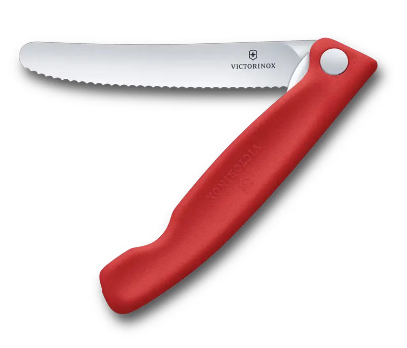 Red 11-Wave Picnic Knife – Swiss Classic Series 1