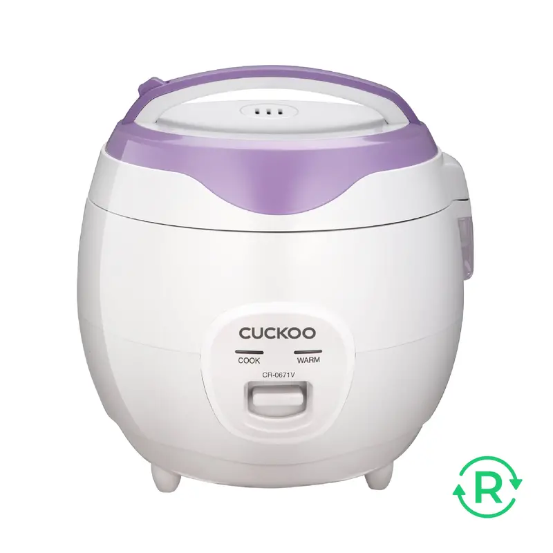 Refurbished 6-Cup Basic Rice Cooker – Grade B (Cr-0671V) 1