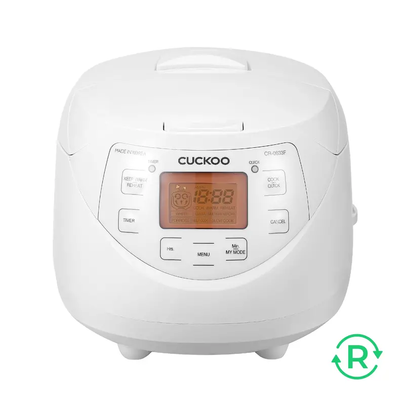 Refurbished Micom Rice Cooker – 6-Cup Smart Control (Cr-0633F) 1