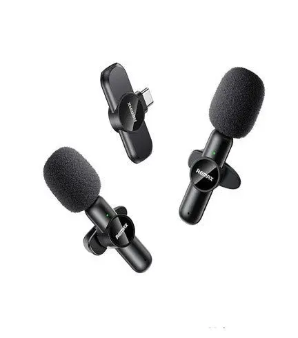 Remax Ryu Sic Wireless Lavalier Mic — 2.4Ghz Low-Latency Audio Transmission System 1