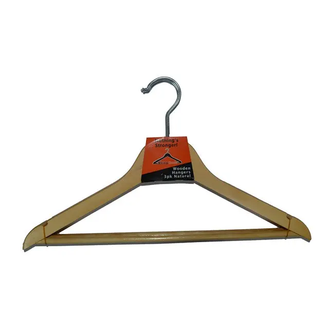 Rhinorack Premium Wooden Clothes Hangers – Set Of 10 1