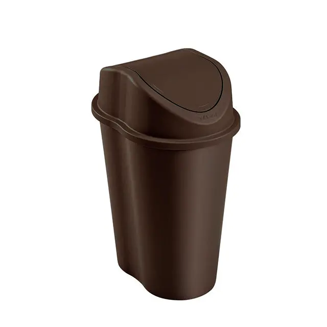 Rimax 6.6-Gallon Swing-Top Trash Can With Lid 1