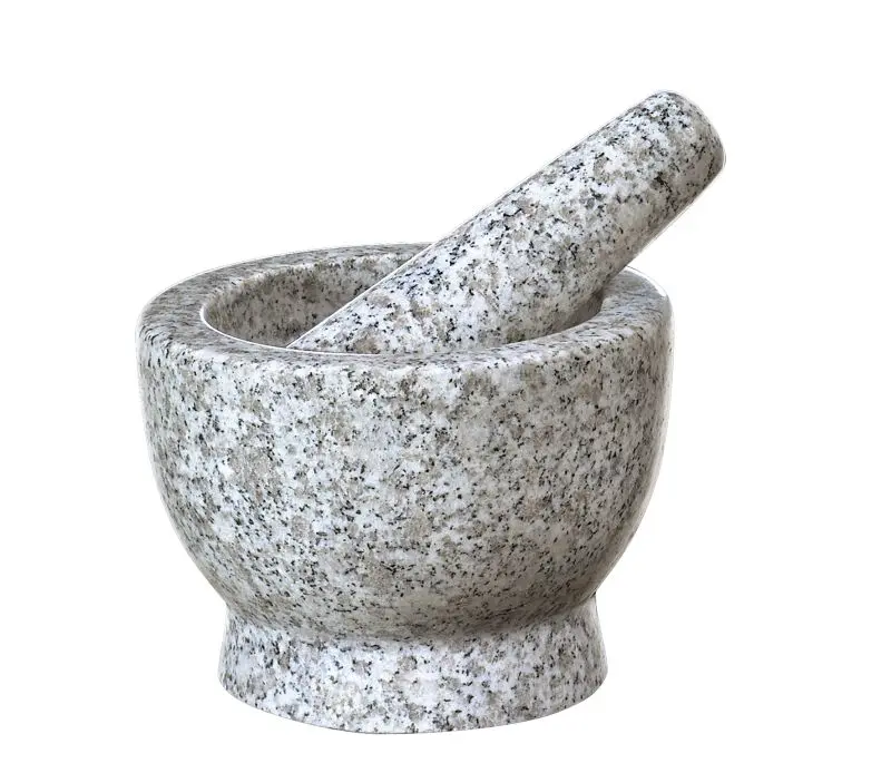 Salomon Granite Mortar – 13 Cm Heavy-Duty Grinding Bowl 1