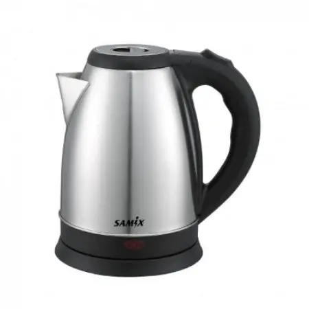 Samix Stainless Steel Electric Kettle – 1.8L Capacity, 1800W Rapid Boil, Brushed Finish 1