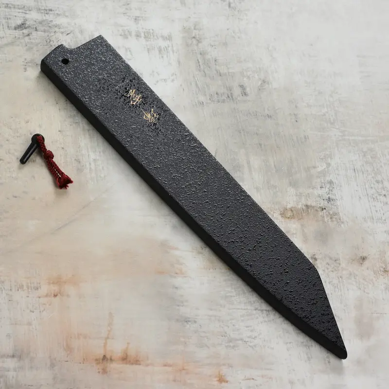 Seki Kanetsugu Zuiun Kiritsuke Sujihiki Saya – Fits 9.4" Blade 1