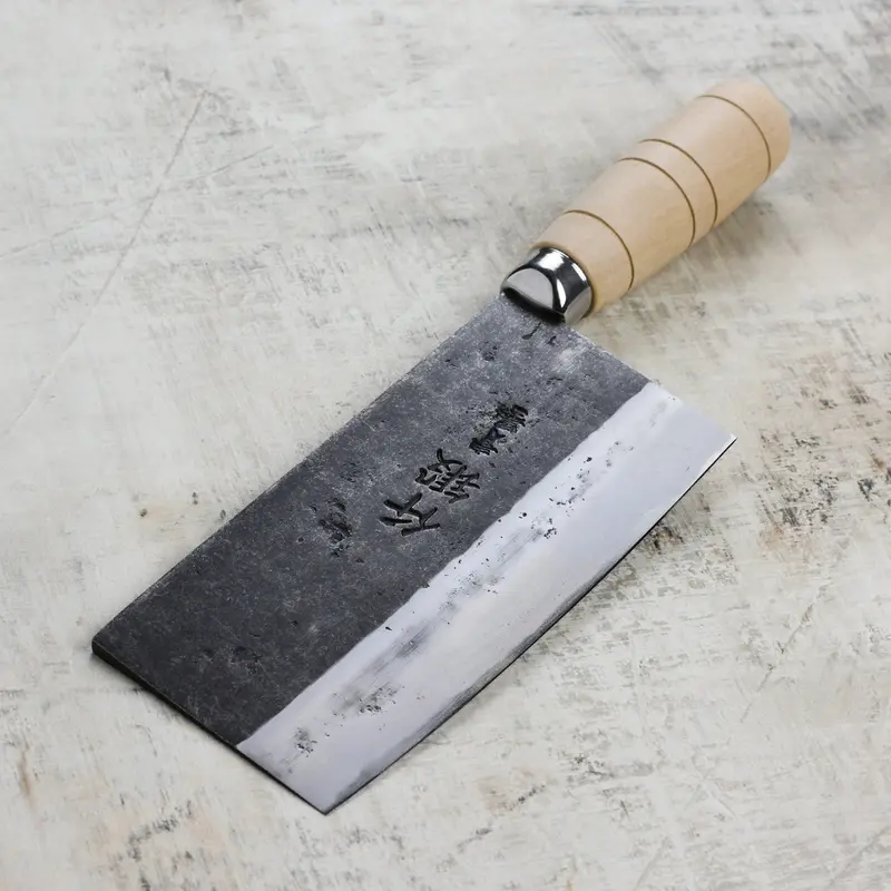 Sentan Forged Aogami #2 Chinese Cleaver – 6.7 Inch Kurouchi 1