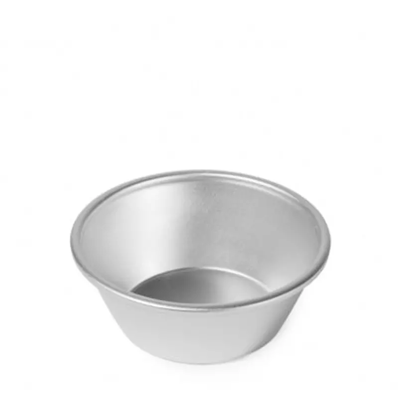 Set Of 10 Stainless Steel Tart Cups – Professional Pastry Baking Molds - 37290 1