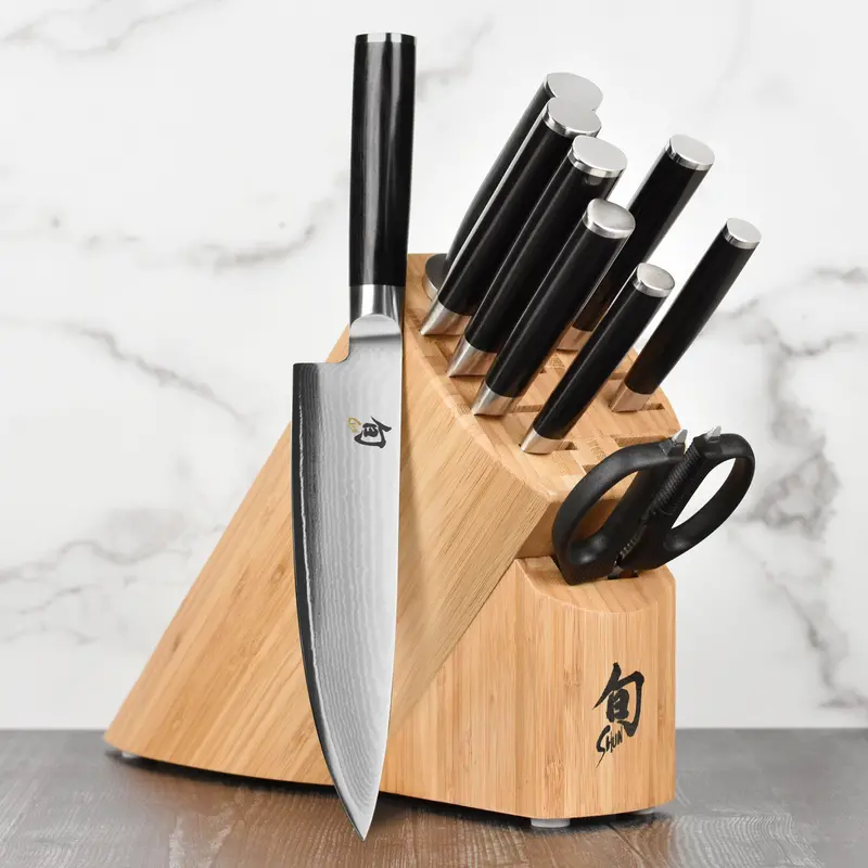 Shun Classic 10-Piece Complete Knife Block Set 1