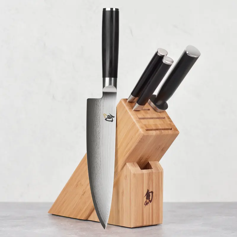 Shun Classic 5-Piece Slim Knife Block Set 1