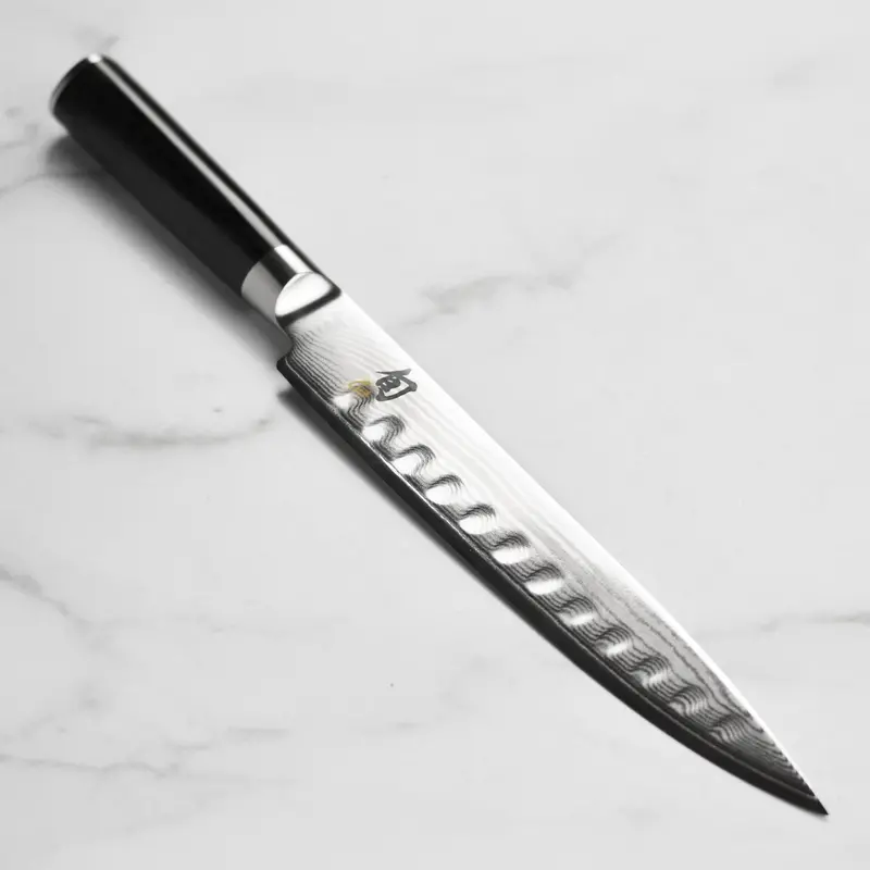 Shun Classic 9-Inch Hollow Edge Slicing Knife For Even Cuts 1