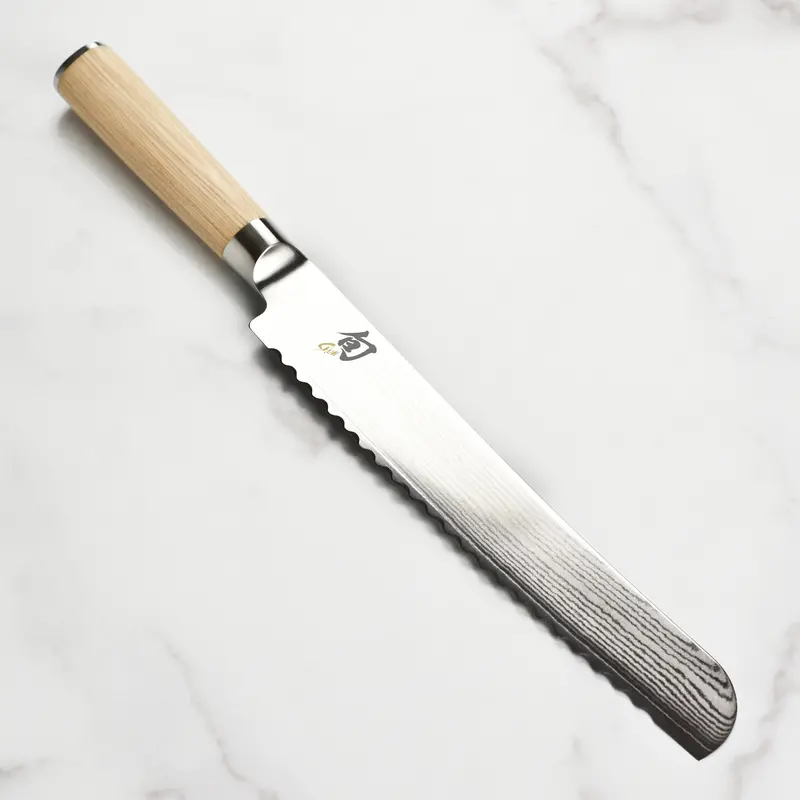 Shun Classic Blonde 9-Inch Bread Knife With Wavy Edge 1