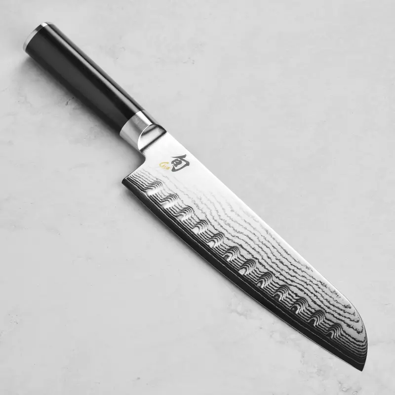 Shun Classic Hollow Edge Santoku Knife – 8.5 Inches 1