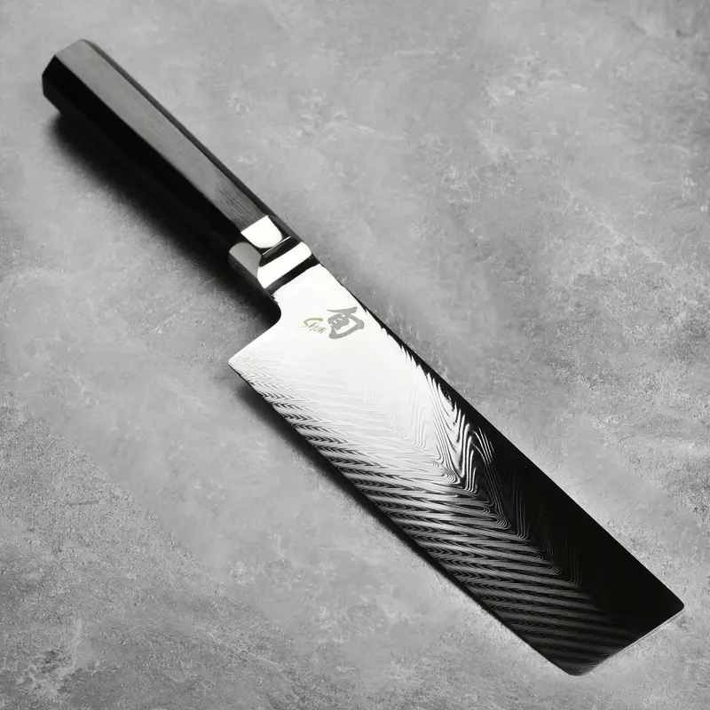 Shun Dual Core 6.5-Inch Nakiri Vegetable Knife 1