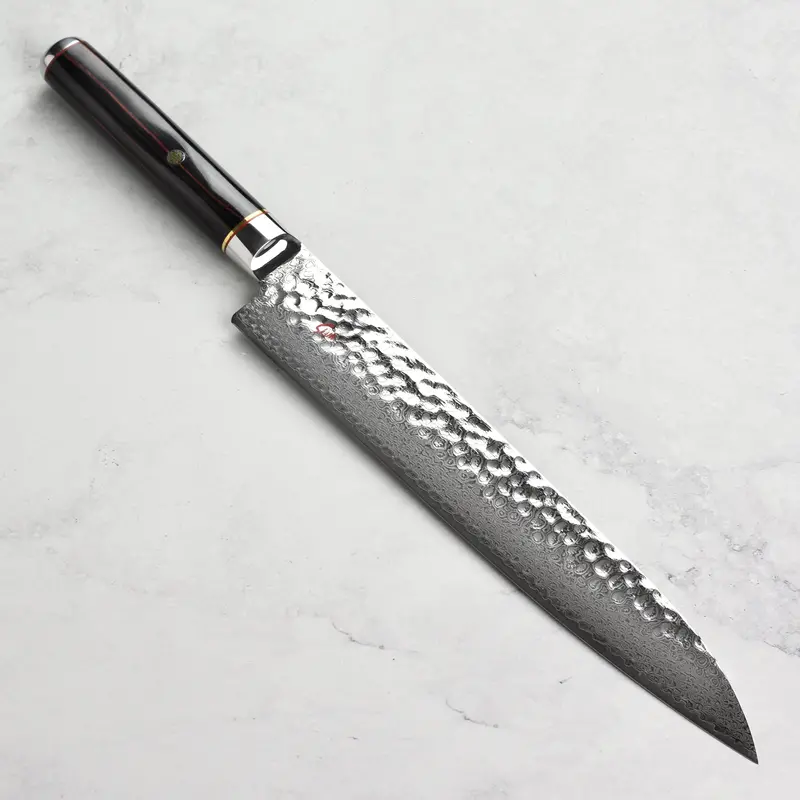 Shun Hiro 9.5" Slicing Knife – Flexible High-Carbon Blade, Traditional Japanese Profile 1