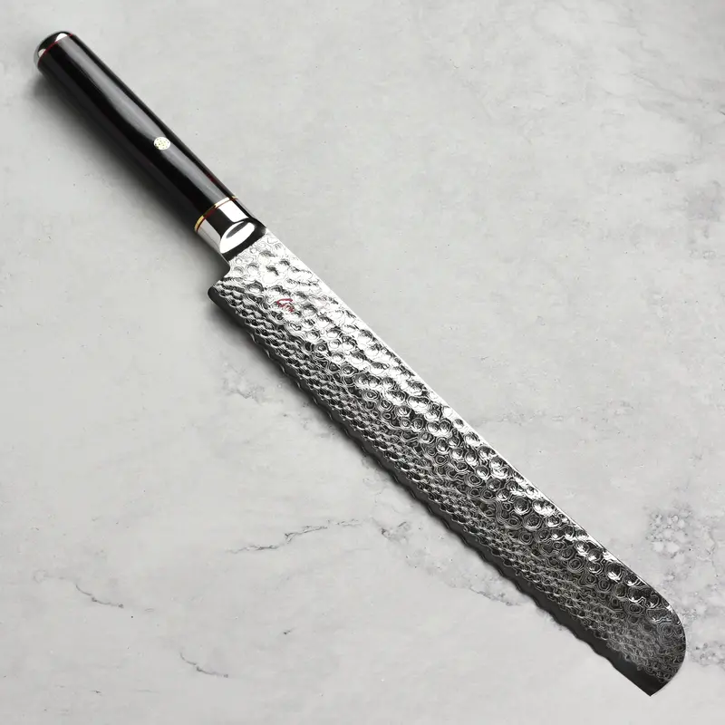 Shun Hiro 9" Bread Knife – Long Serrated Blade, Vg-Max Core, Comfort Handle 1