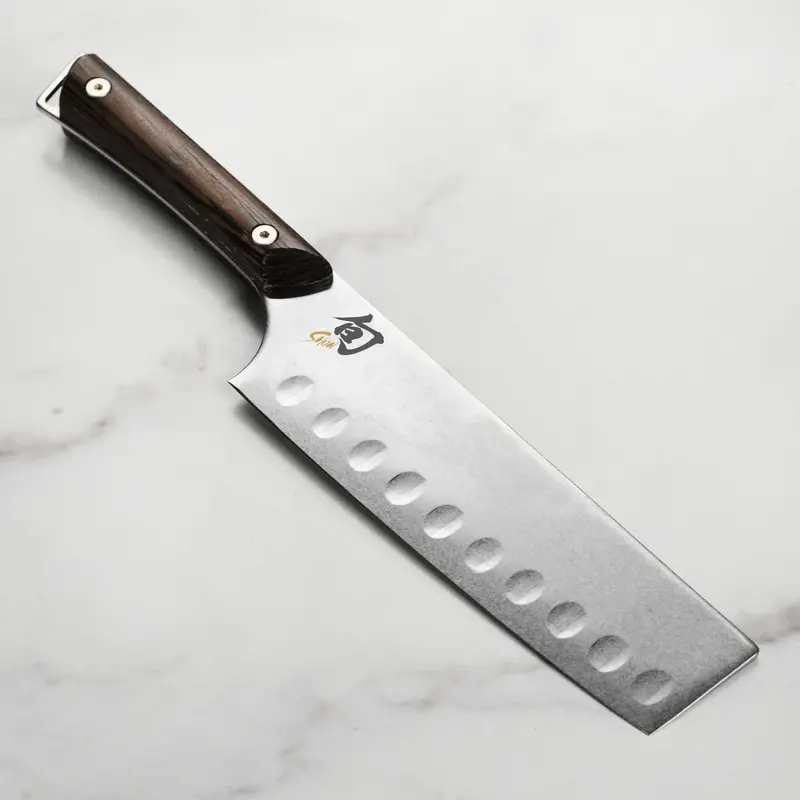 Shun Kanso 6.5-Inch Nakiri Knife With Hollow Edge Design 1