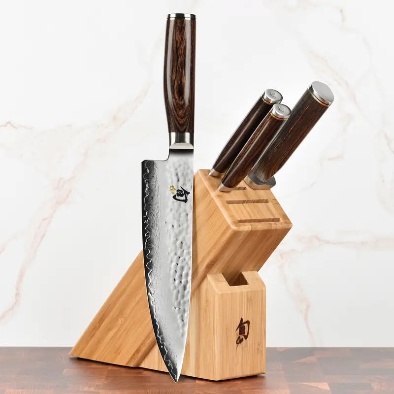Shun Premier 5-Piece Slimline Knife Block Set 1