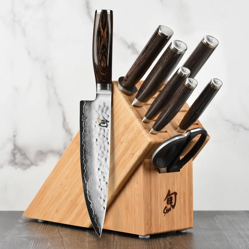 Shun Premier 9-Piece Knife Block Set — Premium Japanese Cutlery 1