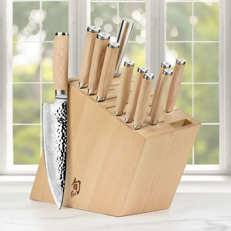Shun Premier Blonde 12-Piece Knife Block Set 1