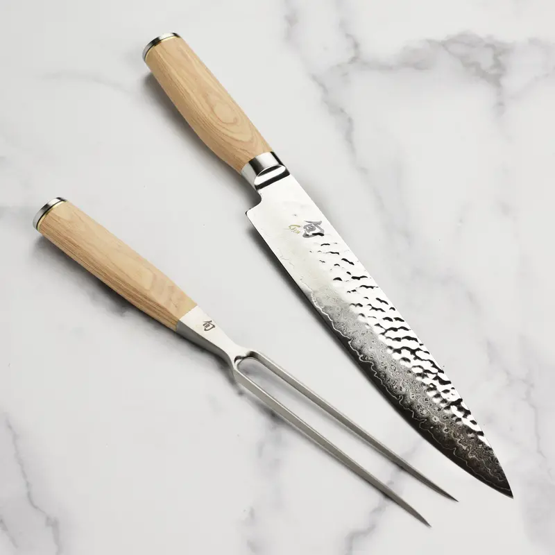 Shun Premier Blonde 2-Piece Carving Knife Set 1