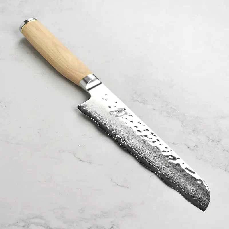 Shun Premier Blonde Serrated Utility Knife – 7 Inches 1