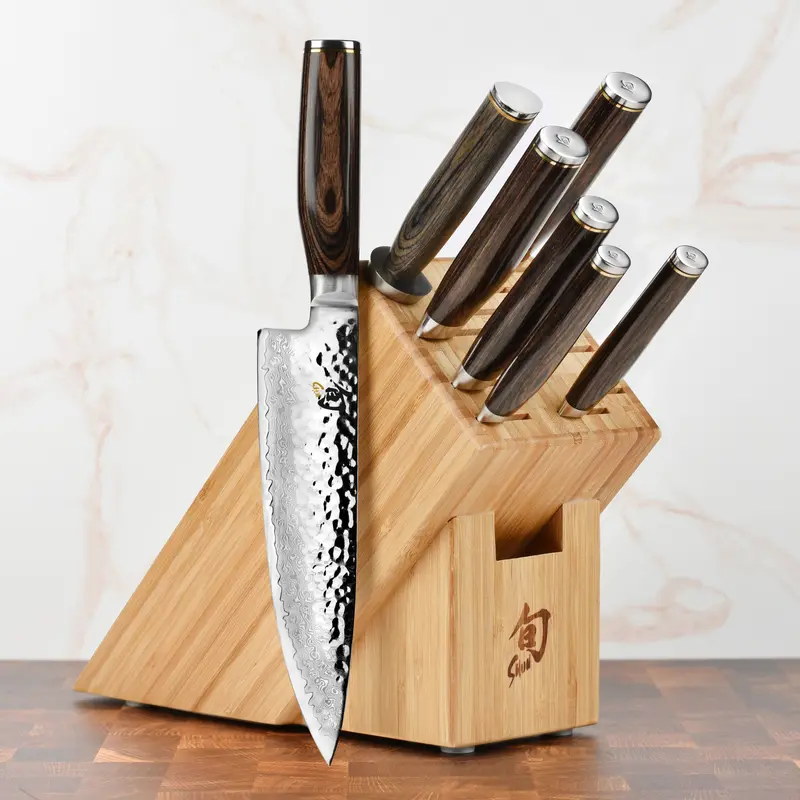 Shun Premier Eight-Piece Knife Block Set 1