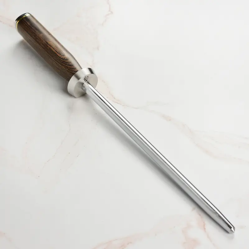 Shun Premier Honing Steel – 9-Inch Combination Rod For Edge Maintenance 1