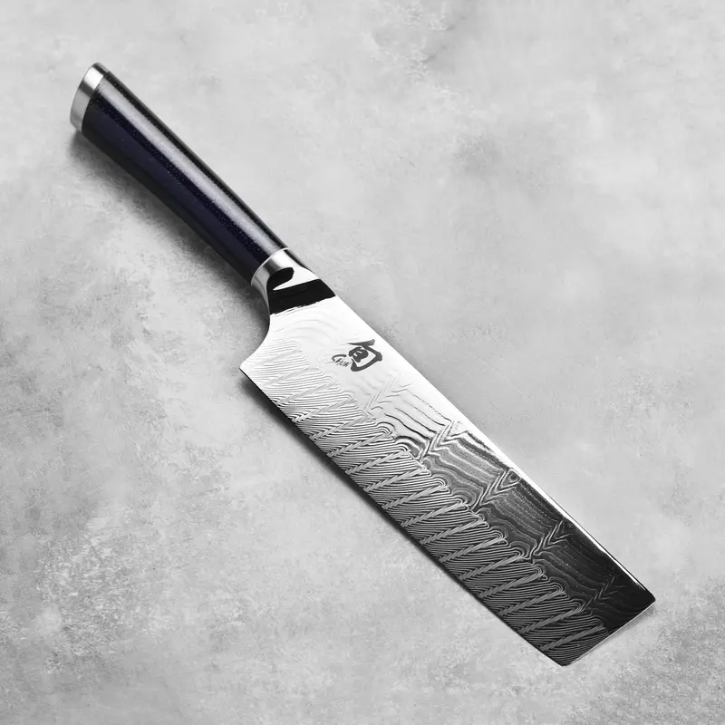 Shun Shiranami Nakiri Knife – 6.5 Inch Vegetables-Only Japanese Kitchen Knife 1