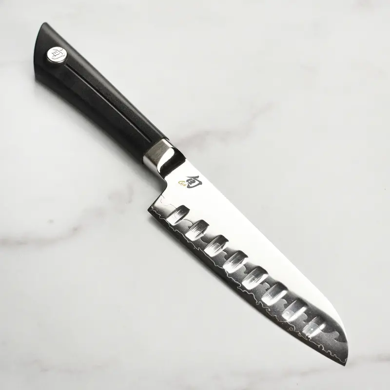 Shun Sora Santoku Knife – 5.5 Inch Hollow Edge 1