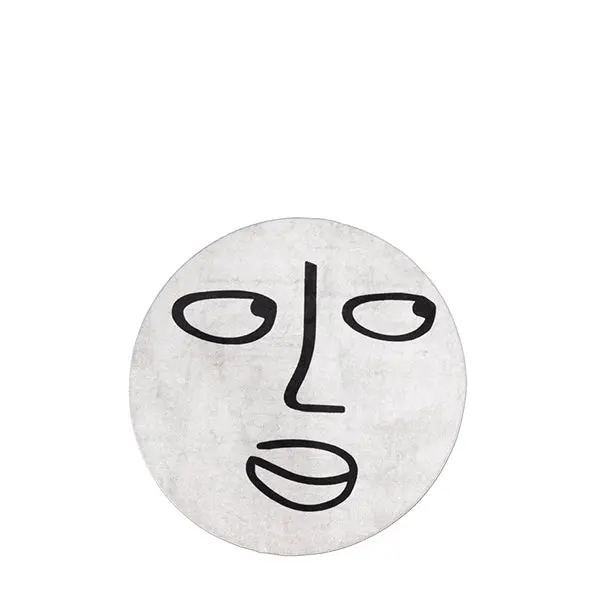 Silent Moon Round Area Rug 1