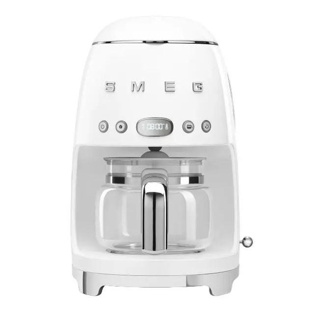 Smeg 10-Cup Filter Coffee Maker (1.4L) In Glossy White 1
