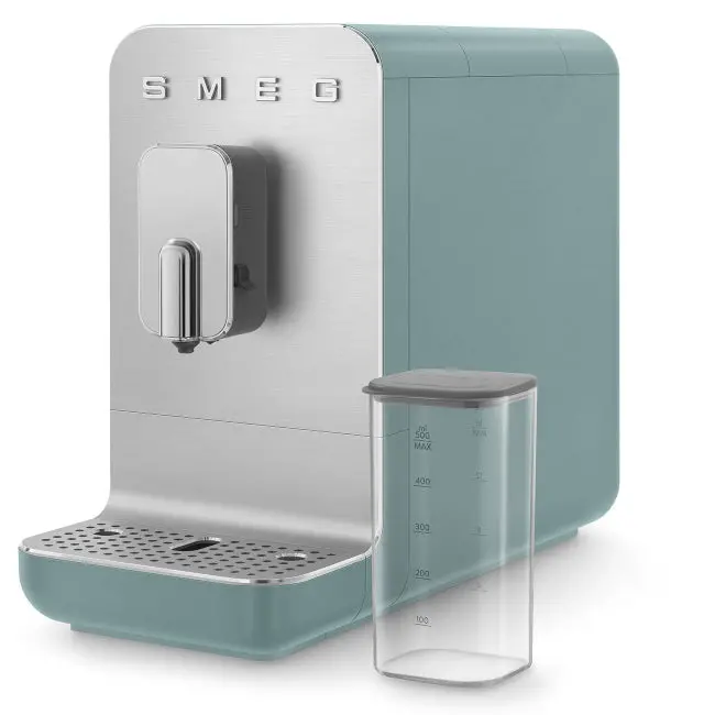 Smeg Fully Automatic Espresso Machine With Integrated Milk Frother – 1.4L Capacity, Emerald Green 1