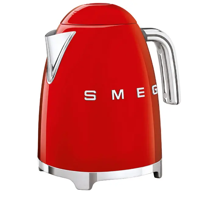 Smeg Rapid-Boil Electric Kettle With Limescale Filter – 1.7L, 3000W, Cherry Red 1