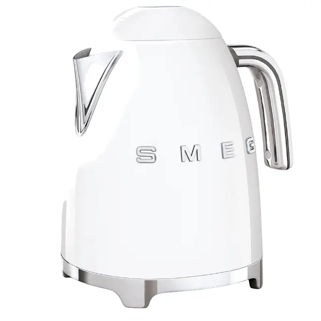 Smeg Rapid-Boil Electric Kettle With Limescale Filter – 1.7L, 3000W, Pure White 1