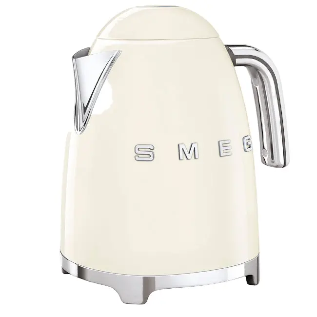 Smeg Rapid-Boil Electric Kettle With Limescale Filter – 1.7L, 3000W, Warm Cream 1