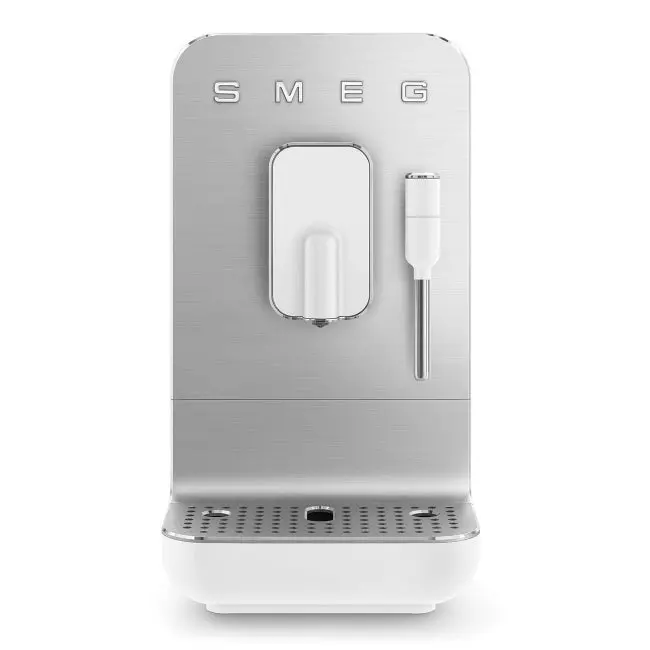 Smeg Semi-Automatic Espresso Machine – 1.4L Boiler, 19-Bar Pressure, Glossy White Finish 1
