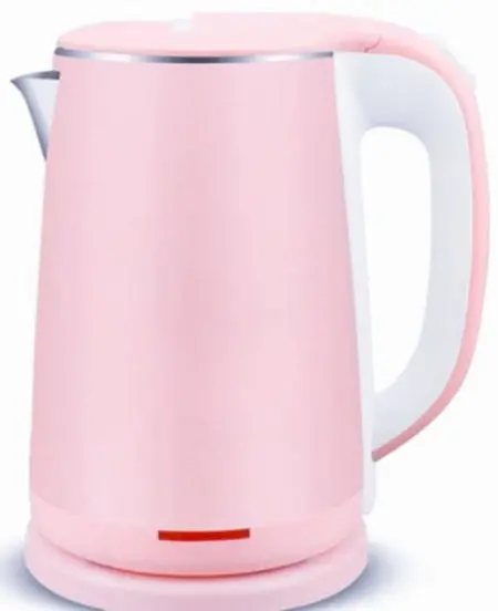 Spark Plastic Electric Kettle – 1500W Rapid Boil, Pink Aesthetic 1