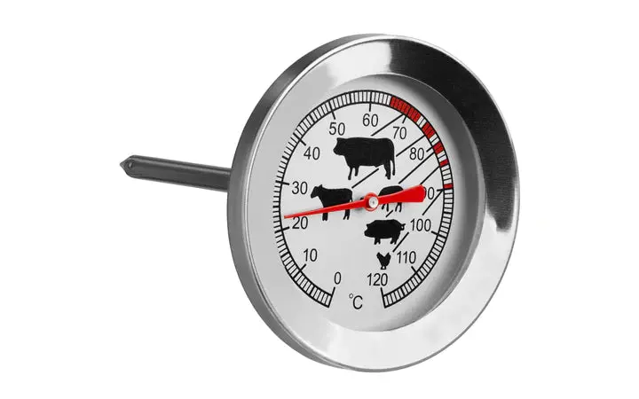 Stainless Steel Meat Thermometer – Instant-Read Probe For Roasts & More 1