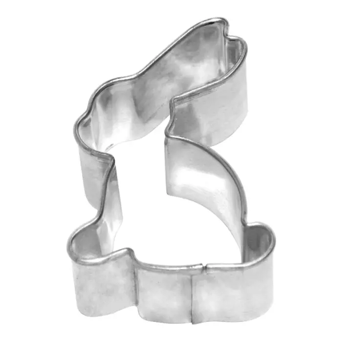 Stainless Steel Sitting Rabbit Cookie Cutter — 5 Cm Diameter 1