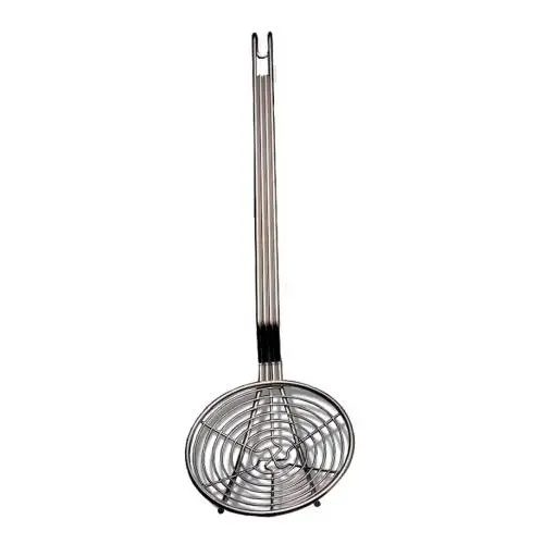 Stainless Steel Spider Skimmer – Wide Rim & Fine Mesh 1