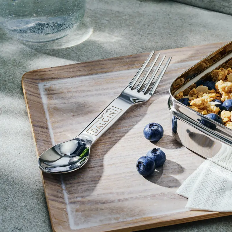 Stainless Steel Spork – Ergonomic Hybrid Utensil For On-The-Go Dining 1