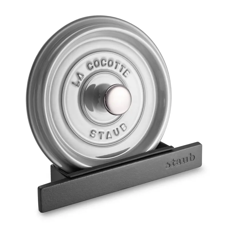 Staub Cast Iron Lid Stand – Heat-Resistant Holder 1